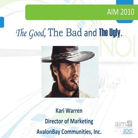 Kari Warren - Marketing Initiatives That Didn't Work AIM 2010