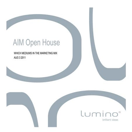 Aim Open House Day Session Jane Toohey