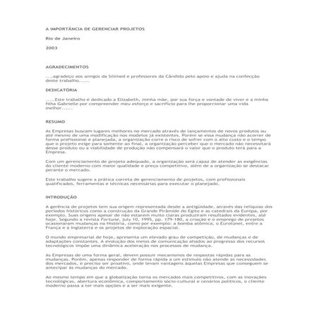 A importância de gerenciar projetos