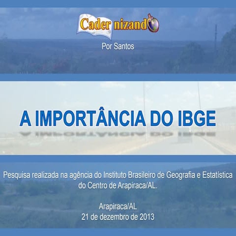 A importância do IBGE | PPTX