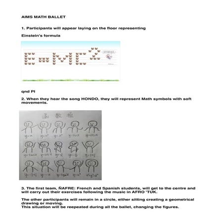 Aims Math Ballet in ávila