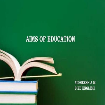 Aims of Education