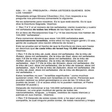 AIN - 11 - 19 - PREGUNTA – PARA USTEDES QUIENES  SON LOS 144000_.docx.pdf
