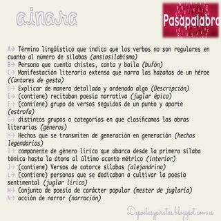 Preguntas Pasapalabra Ainara 