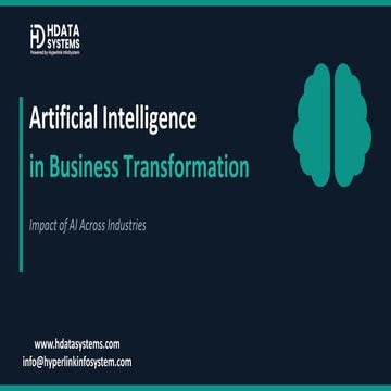 Implementing Artificial Intelligence: Transforming Business and ...