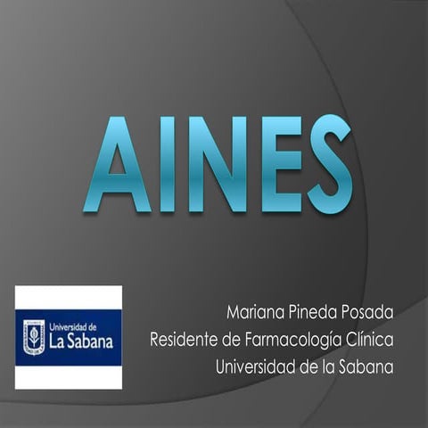 AINES FARMACOLOGIA CLINICA