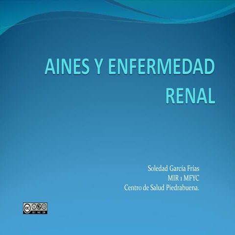 AINES en la Enfermedad Renal