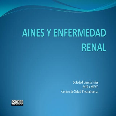 AINES en la Enfermedad Renal