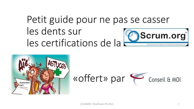 Ainsi pense la scrum.org (Pense pas Bête pour comprendre les assement de nive...