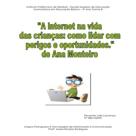 A internet na vida das crianças   inês