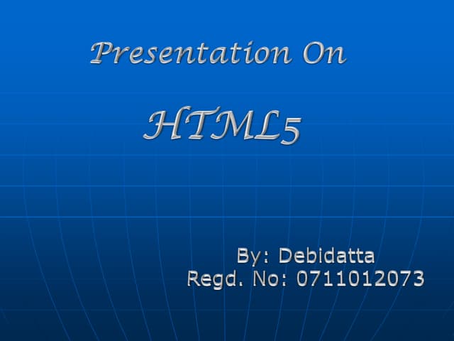An introduction to html5 by Devs | PPT