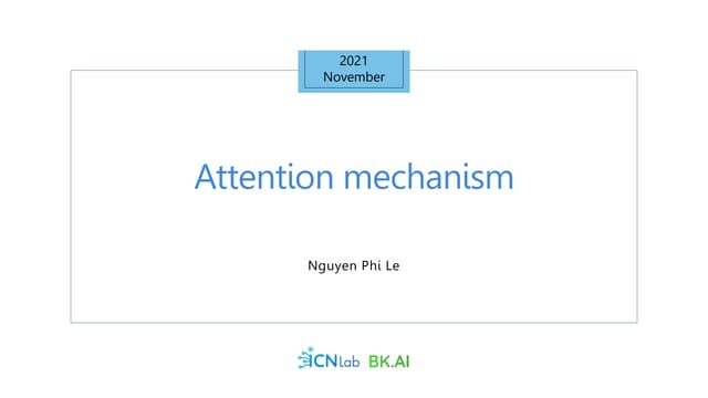 [AIoTLab]attention mechanism.pptx