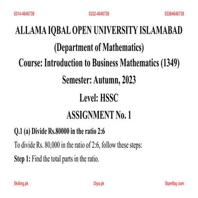 1349 solved assignment 2023