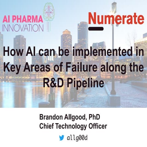 AI Pharma Summit Keynote Boston 7-26-17