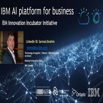 Watson AI platform for business - IBM Cloud