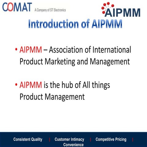 AIPMM Certificate