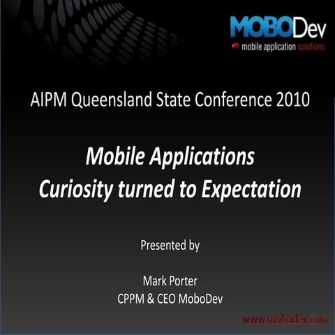 Aipm state conference_sept_2010_presentation_mobo_dev