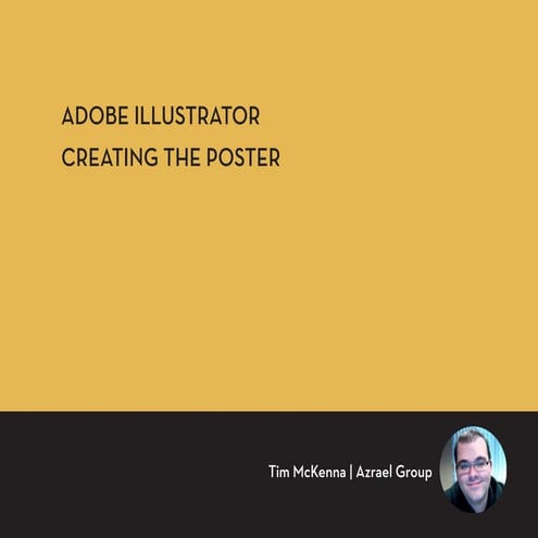 Adobe Illustrator - Creating the Poster