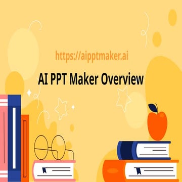 AI PPT Maker is a free tool that lets you create stunning PowerPoint presenta...