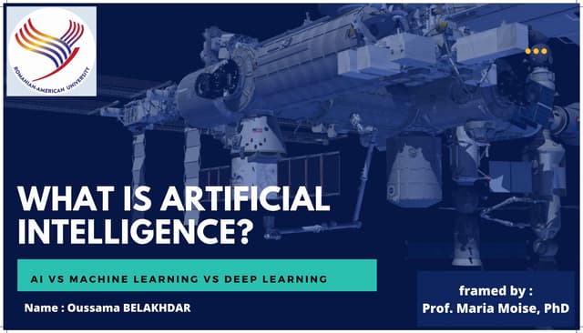 What is artificial intelligence (IA) ?
