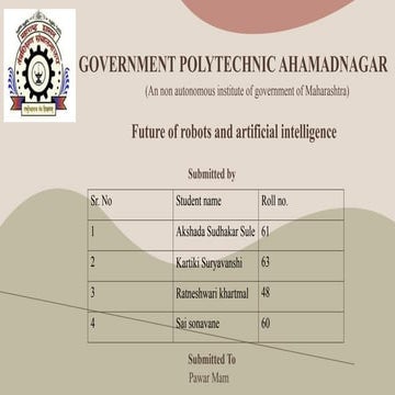AI Presentation it all about what is ai and how to implement in real life