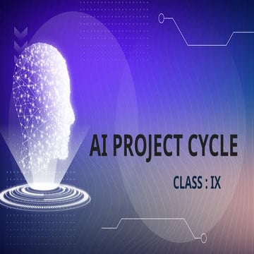 CBSE Class IX Artificial Intelligence Unit - 1