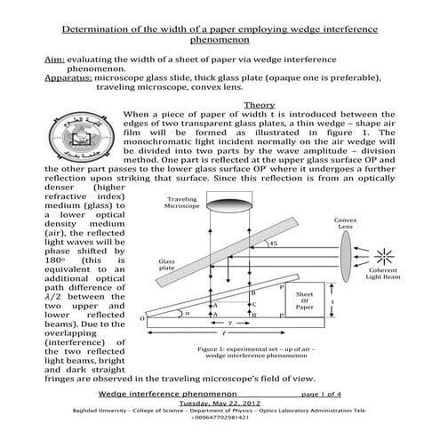 Air   wedge interference 