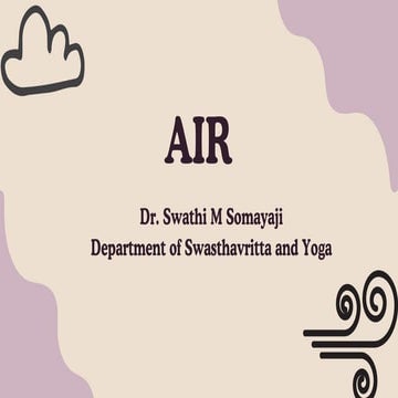 Environmental health : Air as per new ncism syllabus