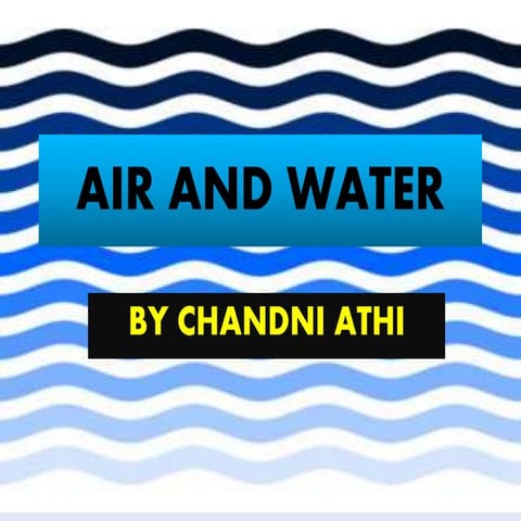 Air and water - E.V.S (Environmental Science) 