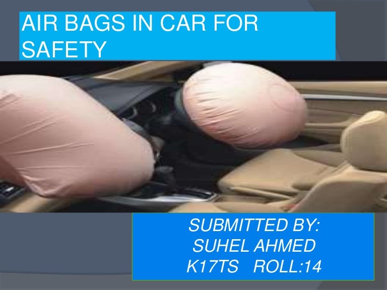 Air bags in car for