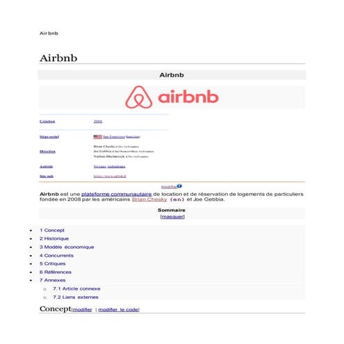 Air bnb | DOCX