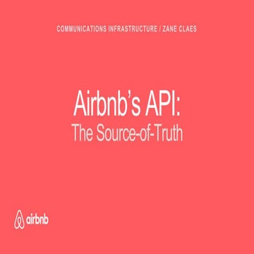APIs as The Source of Truth (Zane Claes)
