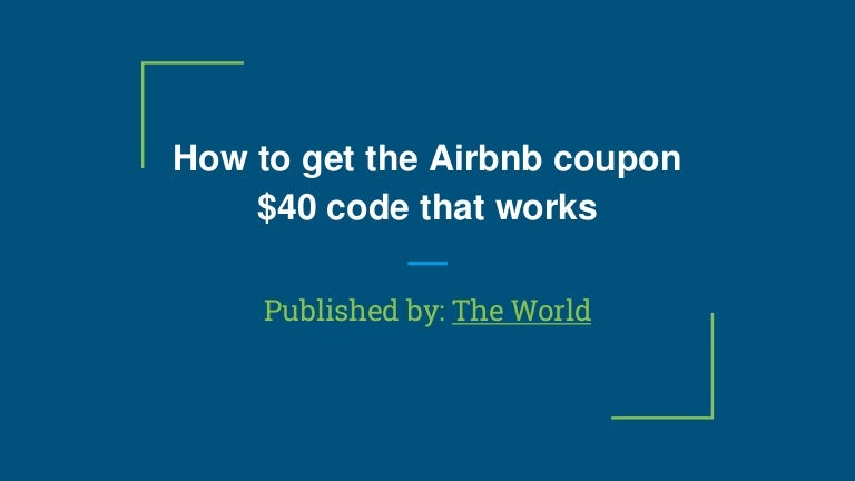 air b nb coupon