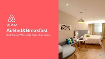 airbnb Pitch Deck - Redesign FREE Template