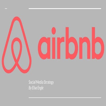 Airbnb Social Media Strategy