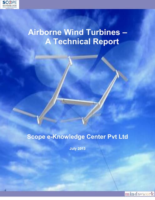 Air borne wind energy system (AWES) | PDF