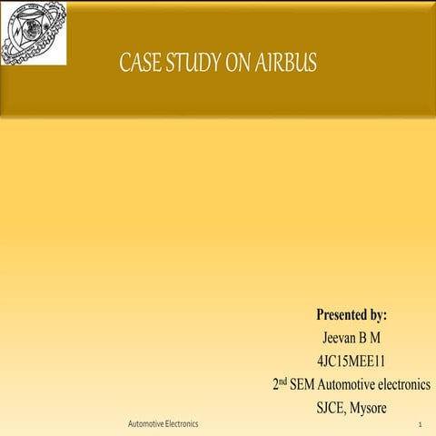 AIRBUS-CONCURRENT ENGINEERING, by Jeevan B M 