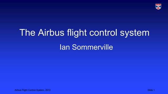 Airbus Flight Control System
