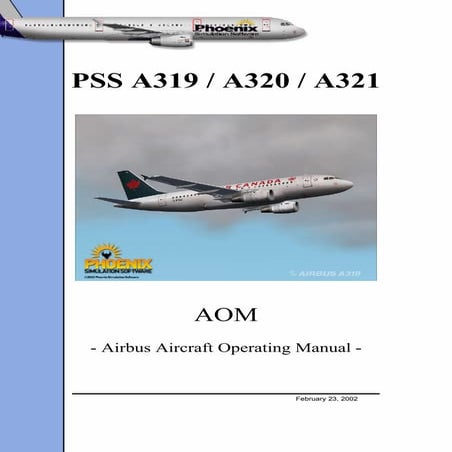 Airbus a319 a320 a321 aircraft operating manual