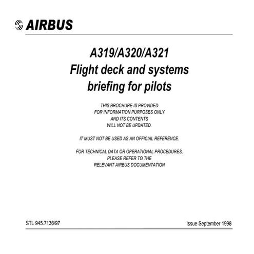 Airbus a319 a320 a321 flight deck and system