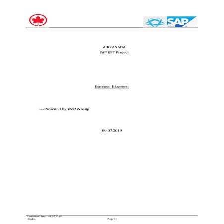 Air canada blueprint  guangfu(david) li