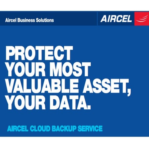 Aircel Cloud BAAS (Backup As A Service)