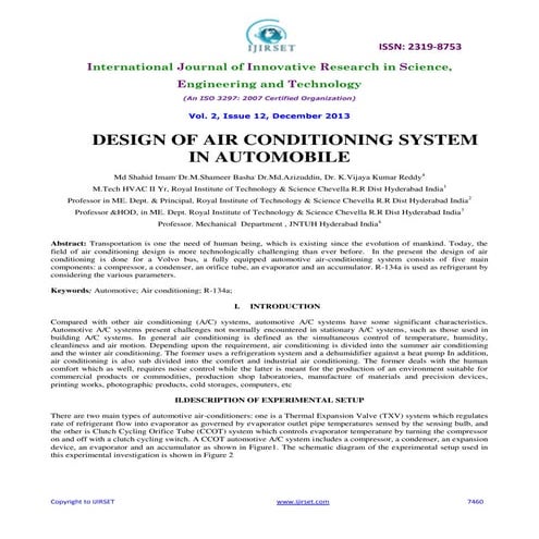 Aircon design volvo bus