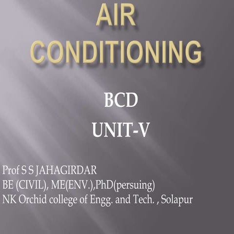 Air conditioning