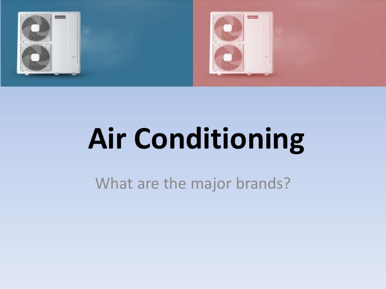 Air conditioning brands guide