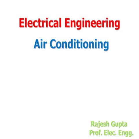 Air conditioning in indian railways PEE