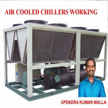 Air cooled chillers working