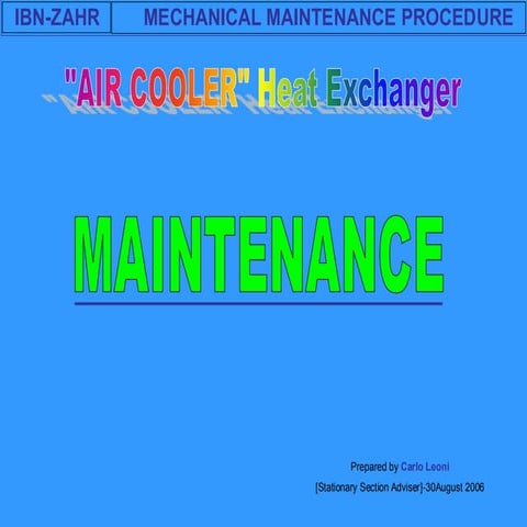 air cooled heat exchanger maintenance .pdf