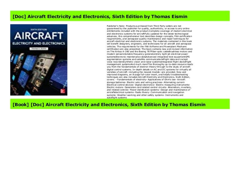 Aircraft Electricity And Electronics Pdf