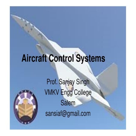 Aircraft control systems
